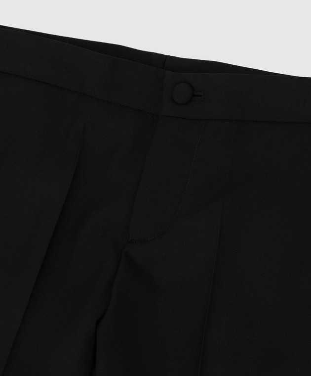 Stefano Ricci Children's black wool trousers Y2T9600000W0017C image 3