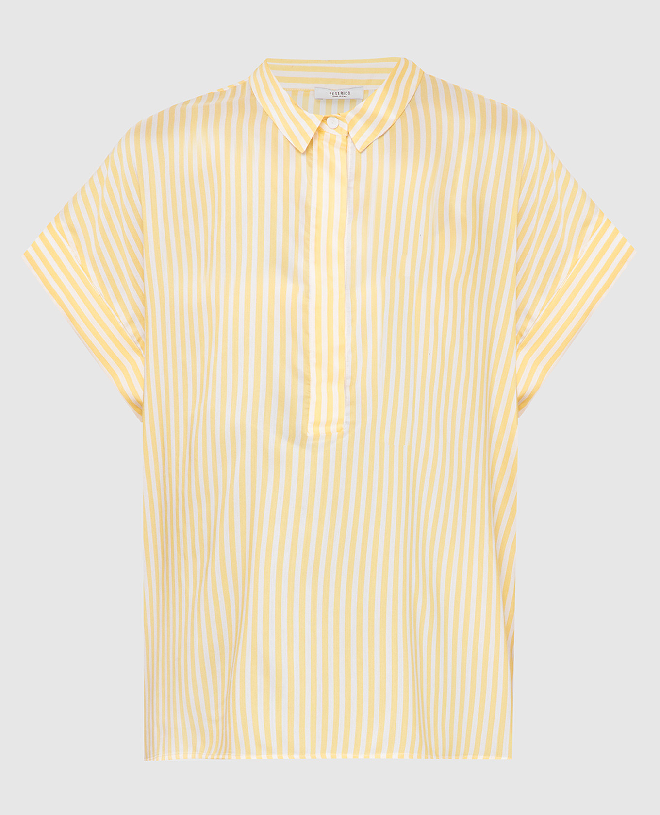 Желтая блуза в полоску Peserico