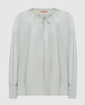 Yves Salomon Мятная блуза 9EYH00563TWUW