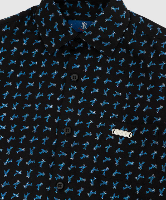 Stefano Ricci Children's silk shirt in a pattern YC003203NG500 image 3