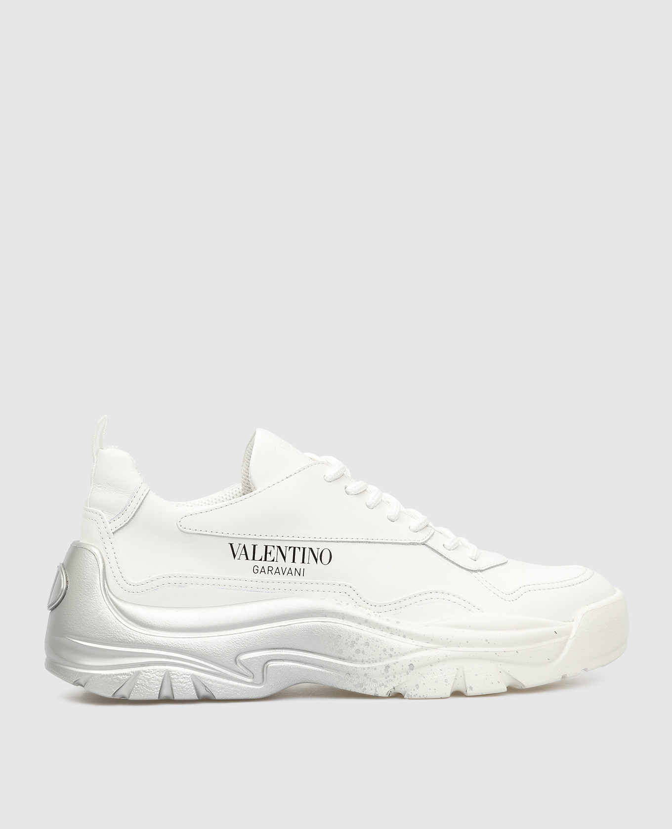 

Белые кожаные кроссовки Valentino, Белый, Кроссовки