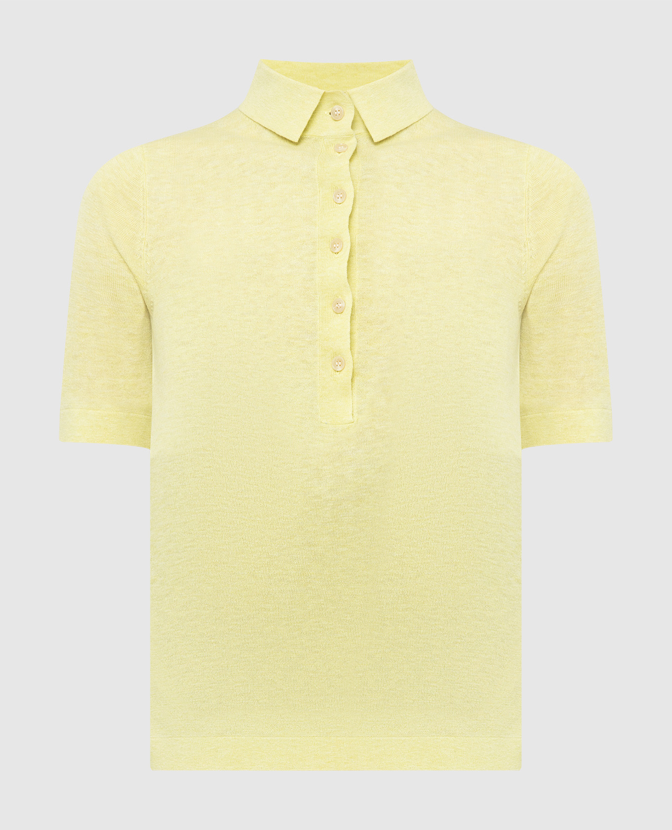 

Желтое поло Allude, Желтый, Поло