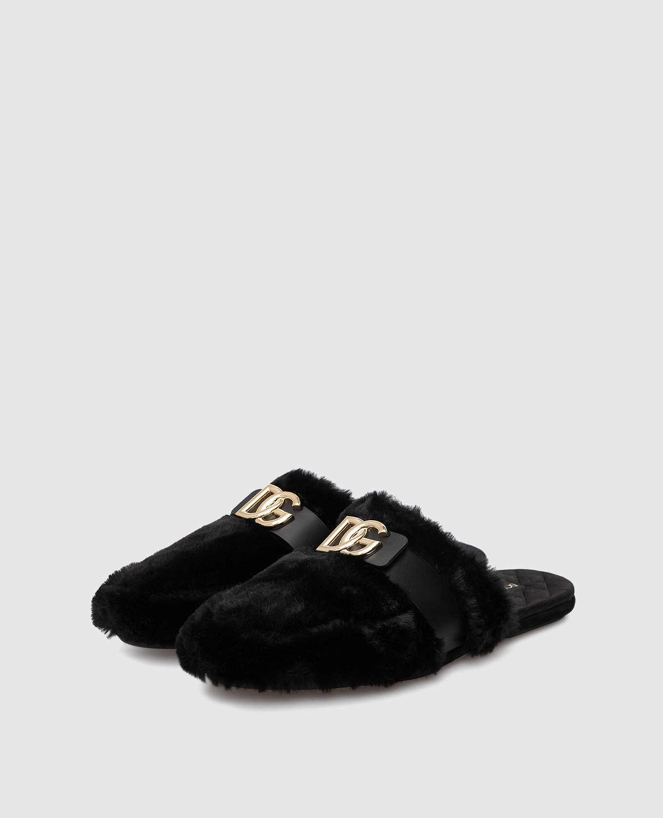 Dolce&Gabbana Тапочки с эмблемой DG A80252AQ439 изображение 3