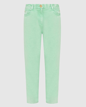 Balmain Зеленые джинсы VF15700D090