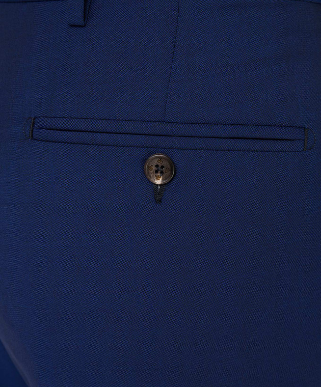 Castello d'Oro Синие брюки из шерсти 8062S8343153 изображение 5