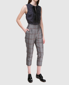 Brunello Cucinelli Серые брюки M0H49P6569
