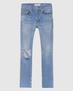 Balenciaga Голубые джинсы 493467TXE09