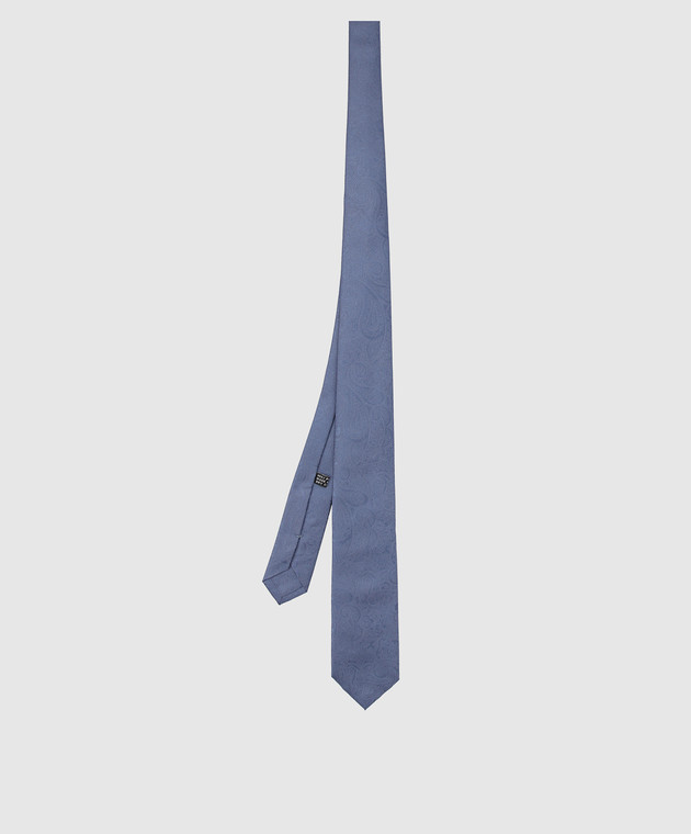 Stefano Ricci Children's silk light blue jacquard tie YCCX94102 image 2