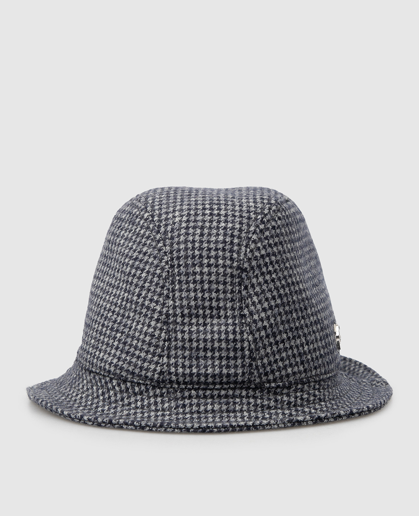 

Детская шляпа из шерсти в узор, Серый, Шапки