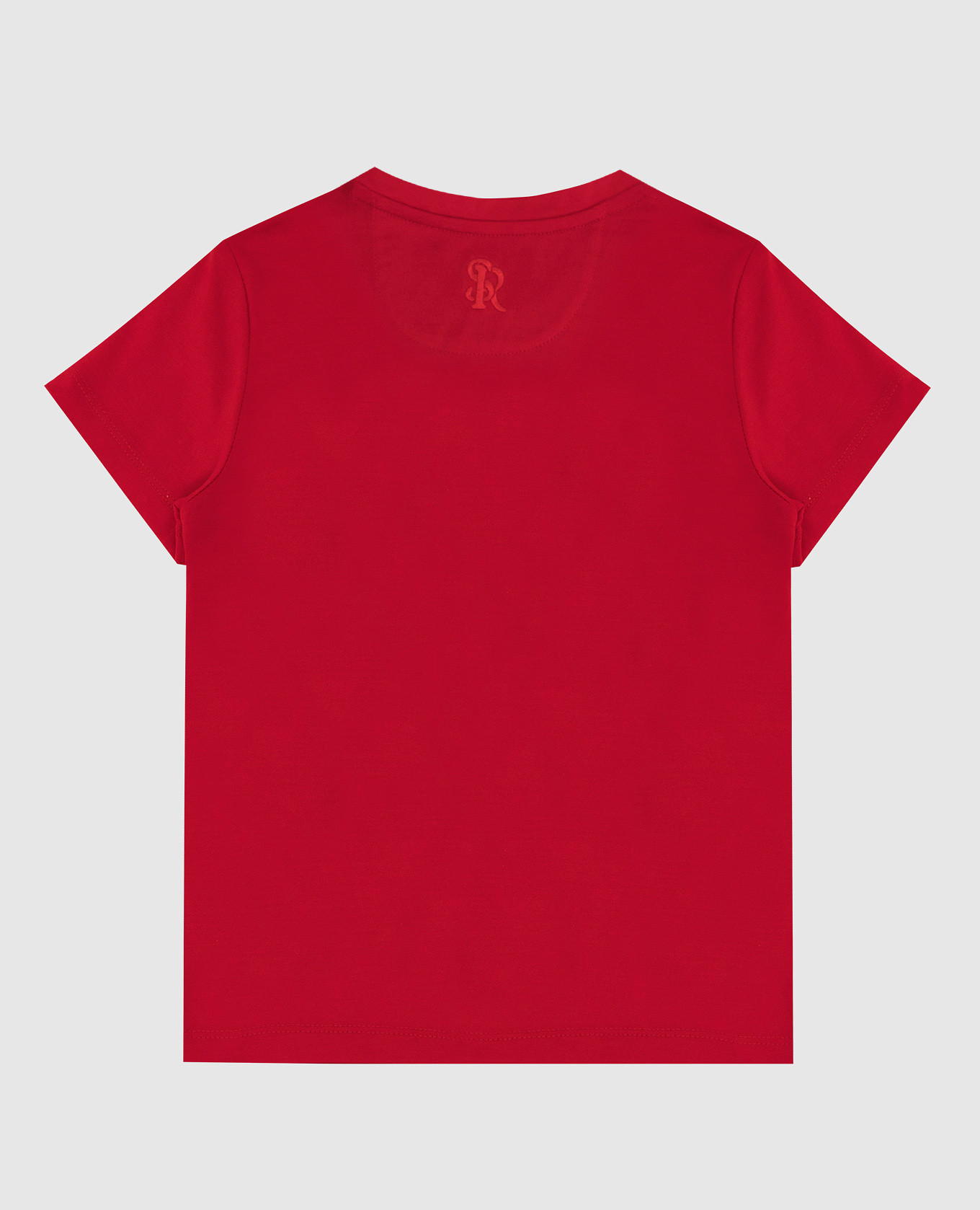 Stefano Ricci Детская красная футболка с вышивкой YNH9200550803 изображение 2