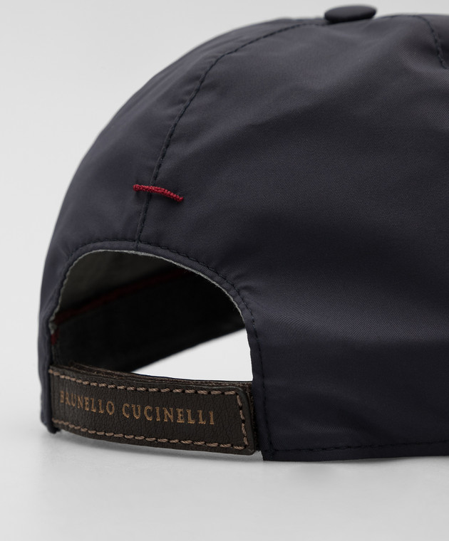 Brunello Cucinelli Темно-синяя кепка MM45A9975 изображение 4