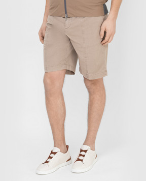 Brunello Cucinelli Бежеві шорти M289LG0630