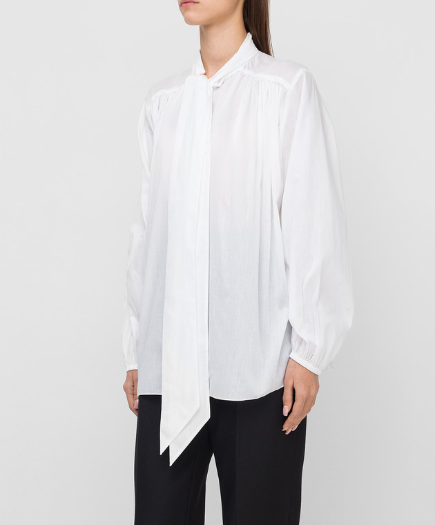 ALEXANDRE VAUTHIER Белая блуза 211SH1350 изображение 3