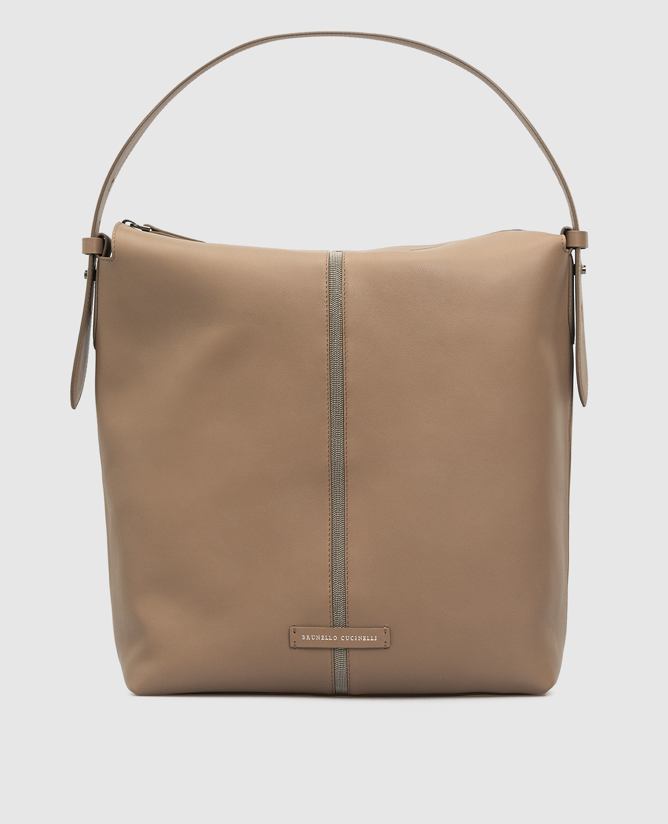 

Бежевая кожаная сумка Brunello Cucinelli, Бежевый, Сумки