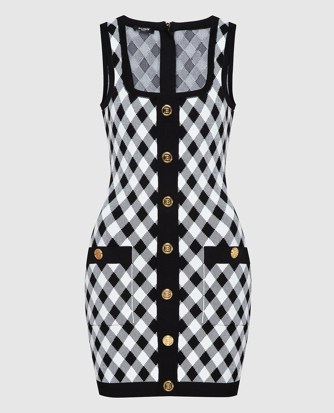

Черное платье Balmain, Черный, Платья Миди