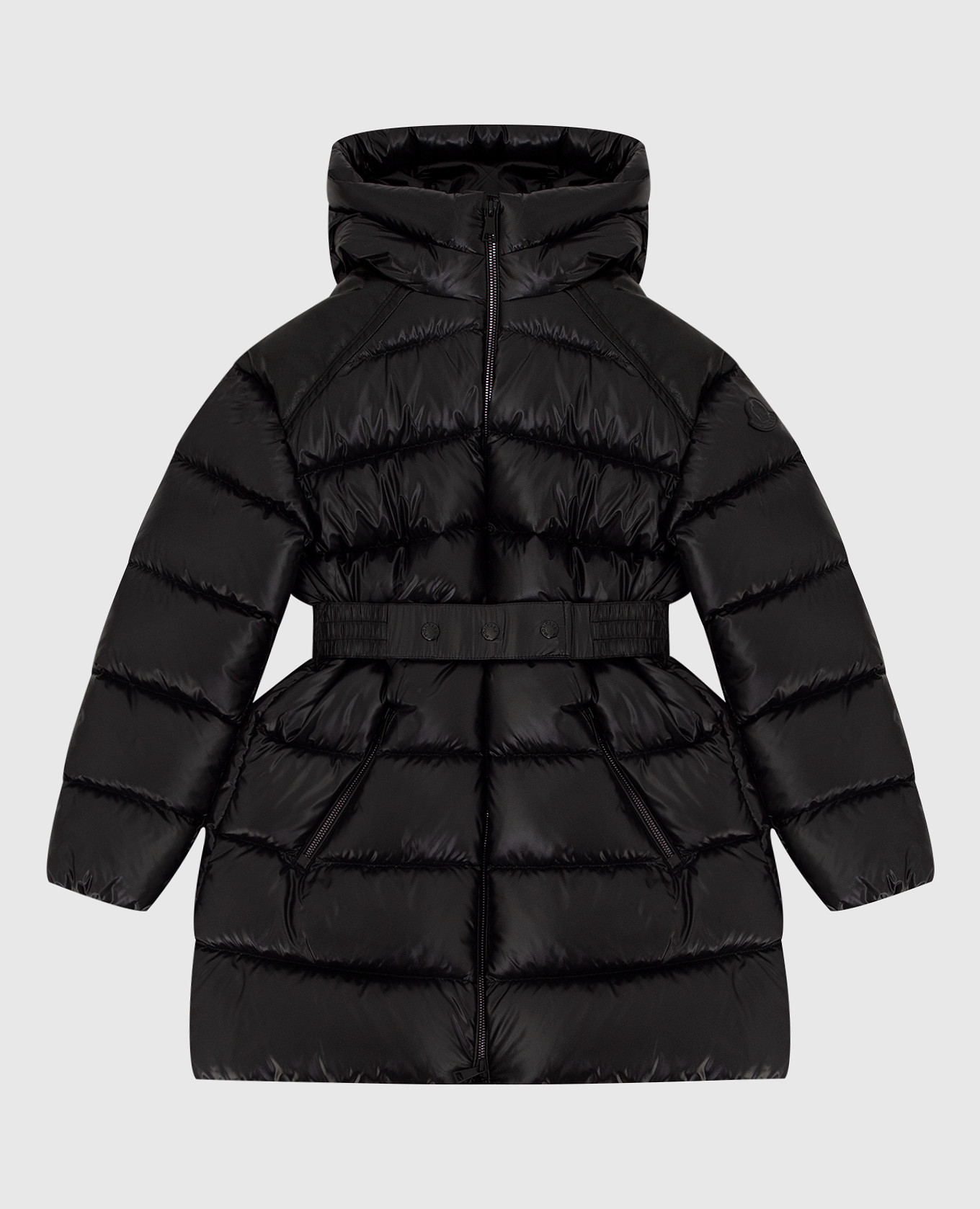 

Детский удлиненный пуховик Moncler ENFANT, Черный, Куртки