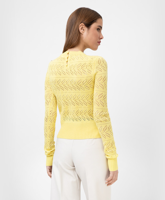 Max Mara Sportmax Ажурный джемпер Briose из шерсти и кашемира BRIOSE изображение 4