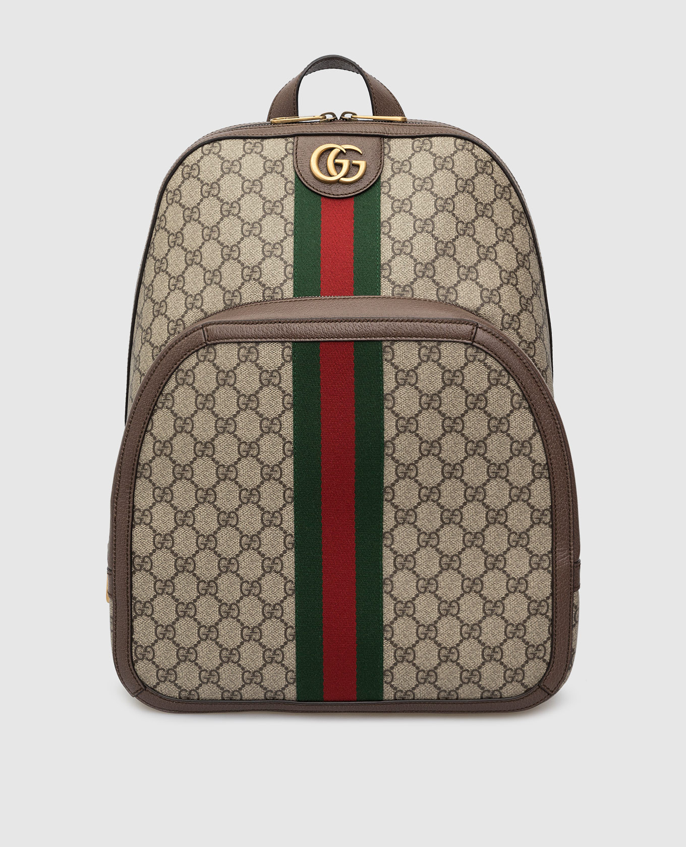 

Рюкзак Ophidia GG в узор с лентами Web Gucci, Бежевый, Рюкзаки