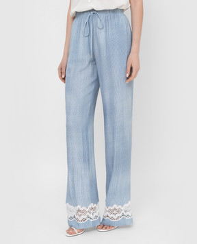 Ermanno Scervino Штани з ажурними вставками D402P301HGM