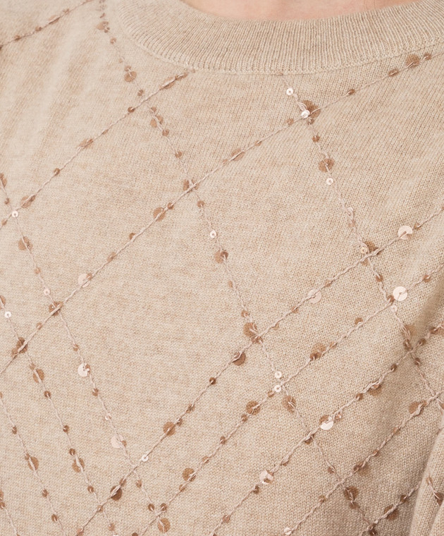 Brunello Cucinelli Cashmere sweater with sequins M12173600 image 5
