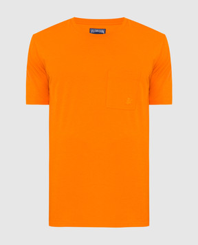 Vilebrequin Оранжевая футболка Titus TUSU0P00