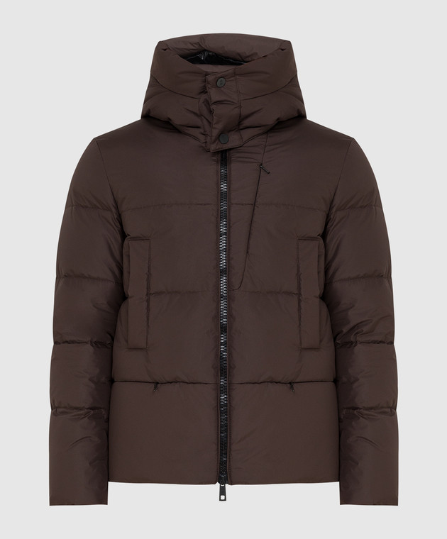 Stilnology Темно-коричневая пуховая куртка ITEM2211SPRINT
