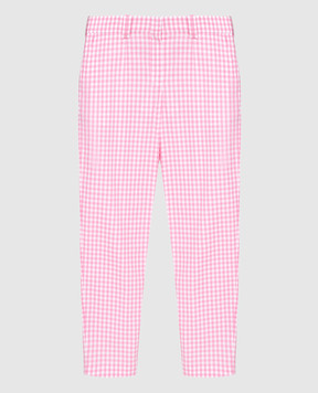 Balmain Розовые брюки VF15172C274