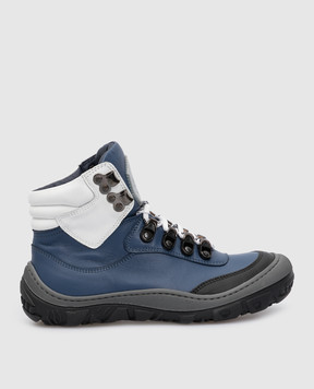 Stefano Ricci Детские кожаные ботинки с эмблемой YRU6S4G802VHVHGO