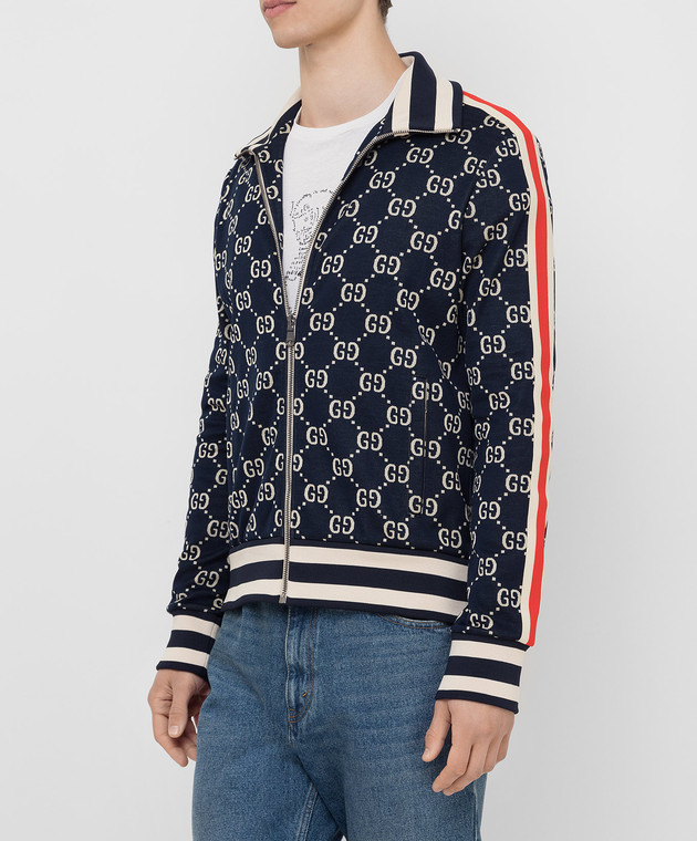 Gucci Спортивная кофта с узором логотипа 496919X9V05 изображение 3