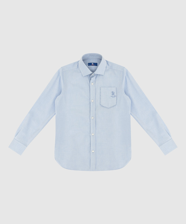 Stefano Ricci Children's blue shirt YAC6400030LJ1613