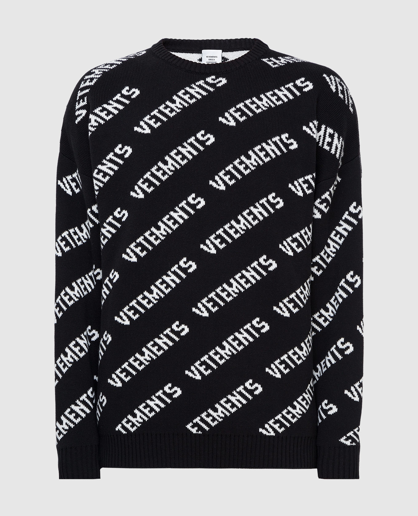 

Черный свитер Vetements, Свитера