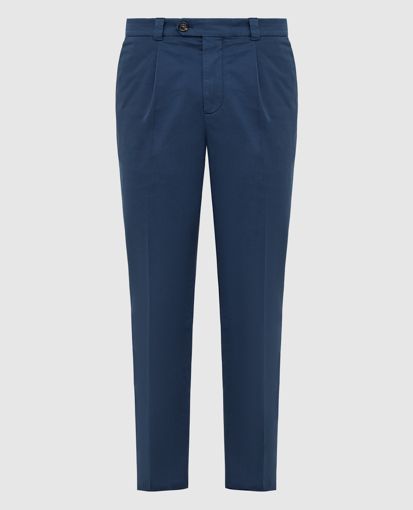 

Синие брюки Brunello Cucinelli, Синий, Повседневные брюки casual