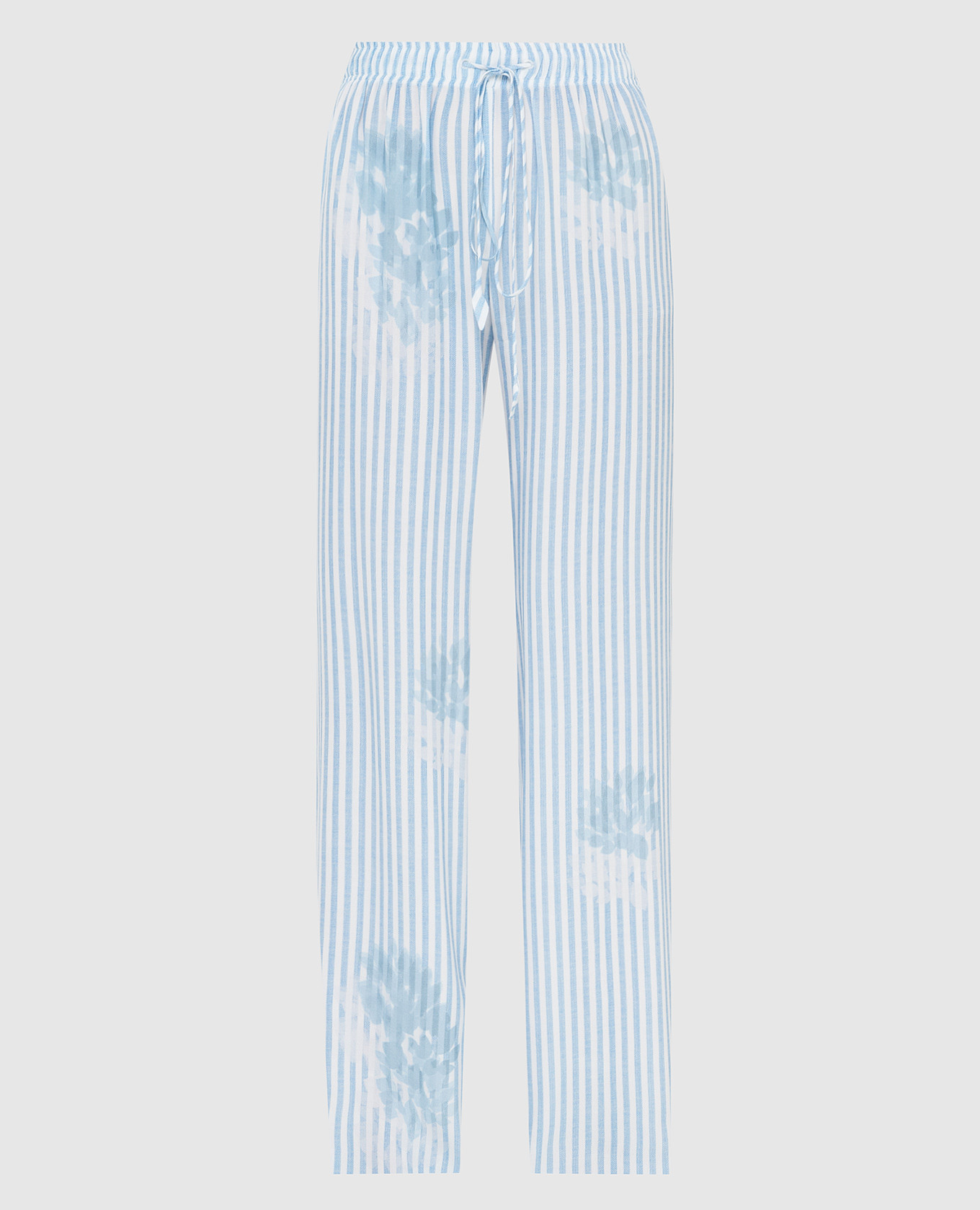 

Голубые брюки Ermanno Scervino, Голубой, Прямые и широкие брюки