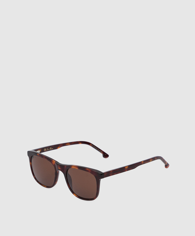 Loro Piana Солнцезащитные очки Traveller в черепаховой оправе FAI4927 изображение 3