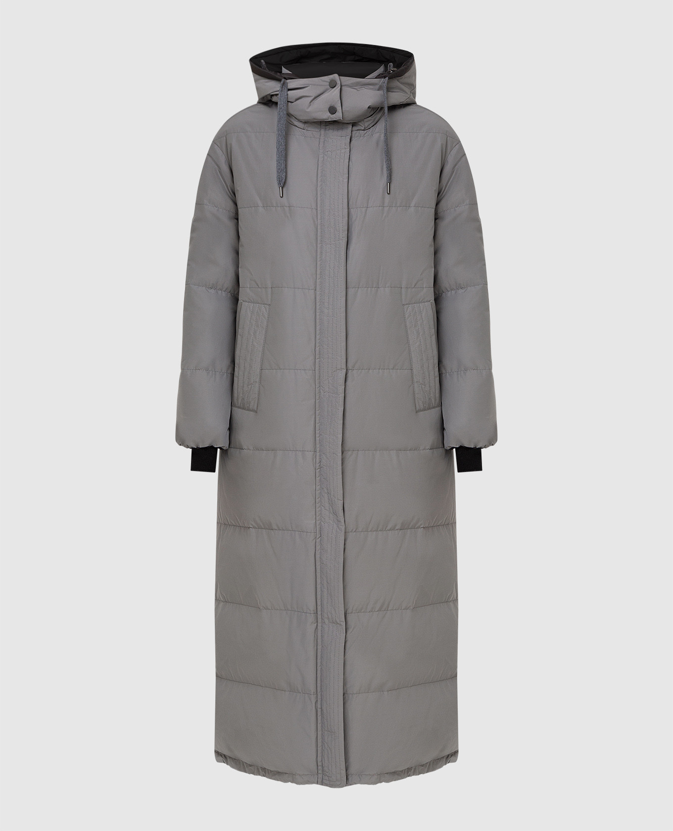 

Серое пуховое пальто, Серый, Пальто