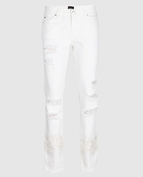 Ermanno Білі джинси JL09