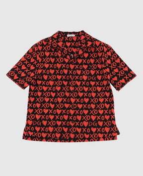 Dolce&Gabbana Детская рубашка в контрастный принт L43S45HS5L4812