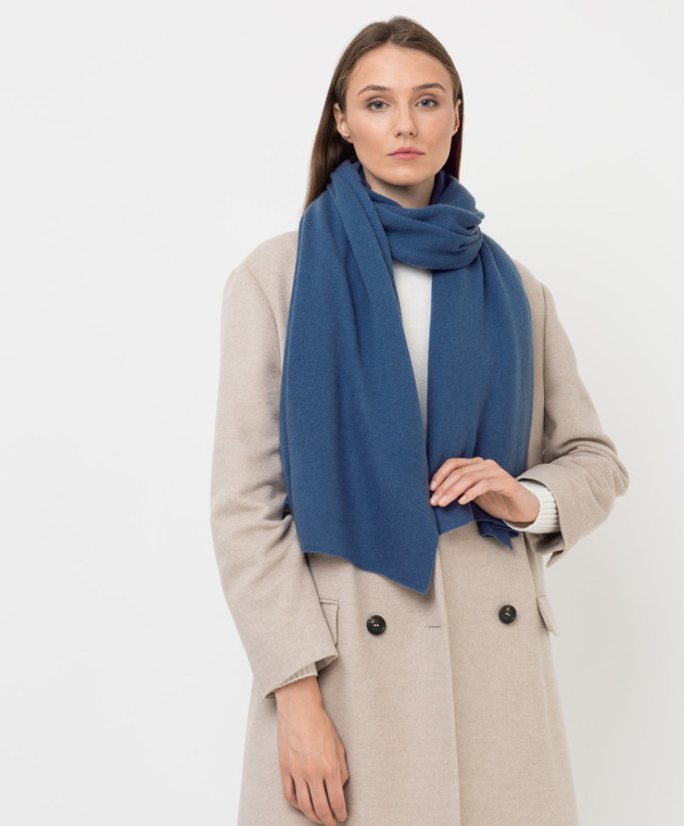 Allude Blue cashmere scarf 21511241 image 2