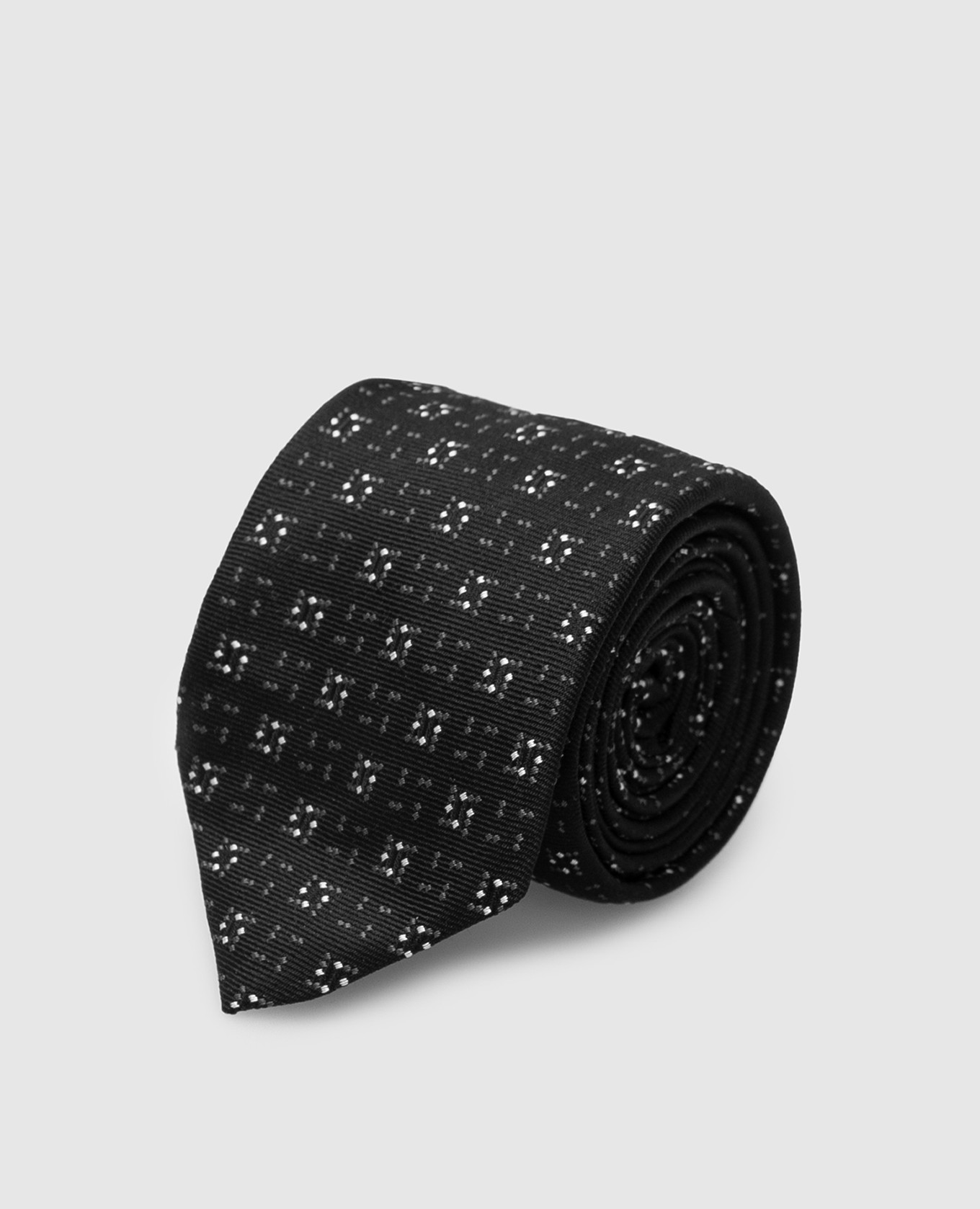 Шелковый галстук в узор