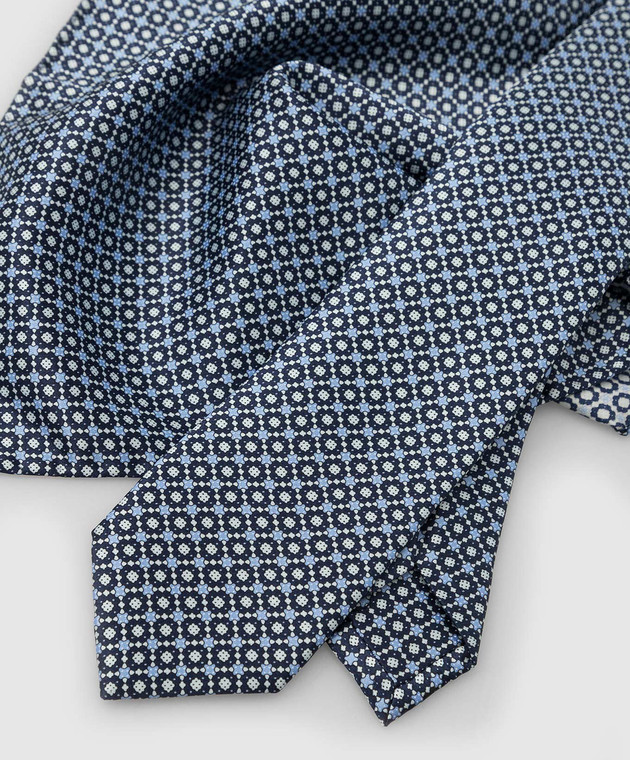 Stefano Ricci Дитячий набір з краватки і хустки в візерунок YDH27027 зображення 4