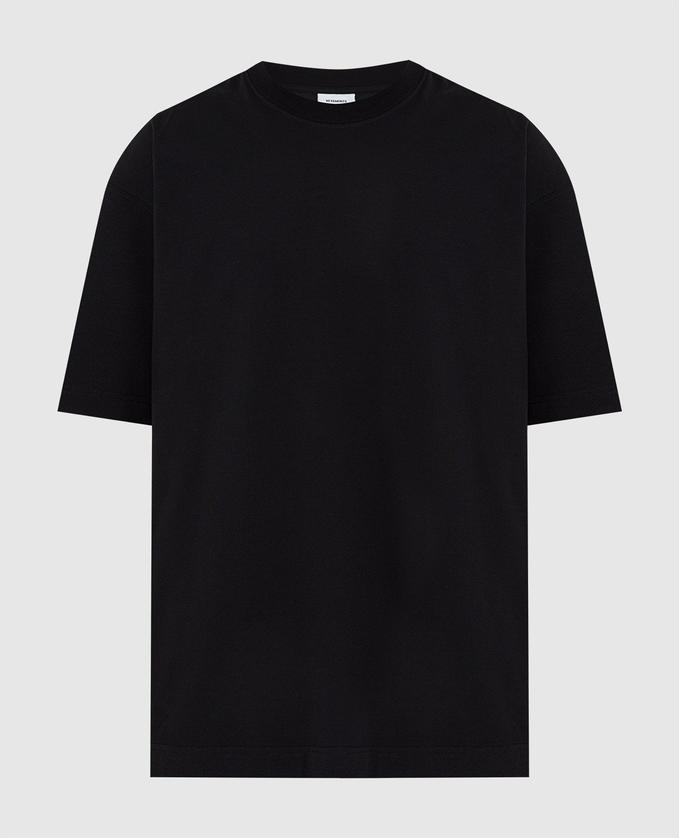 Vetements Черная футболка UE52TR100B