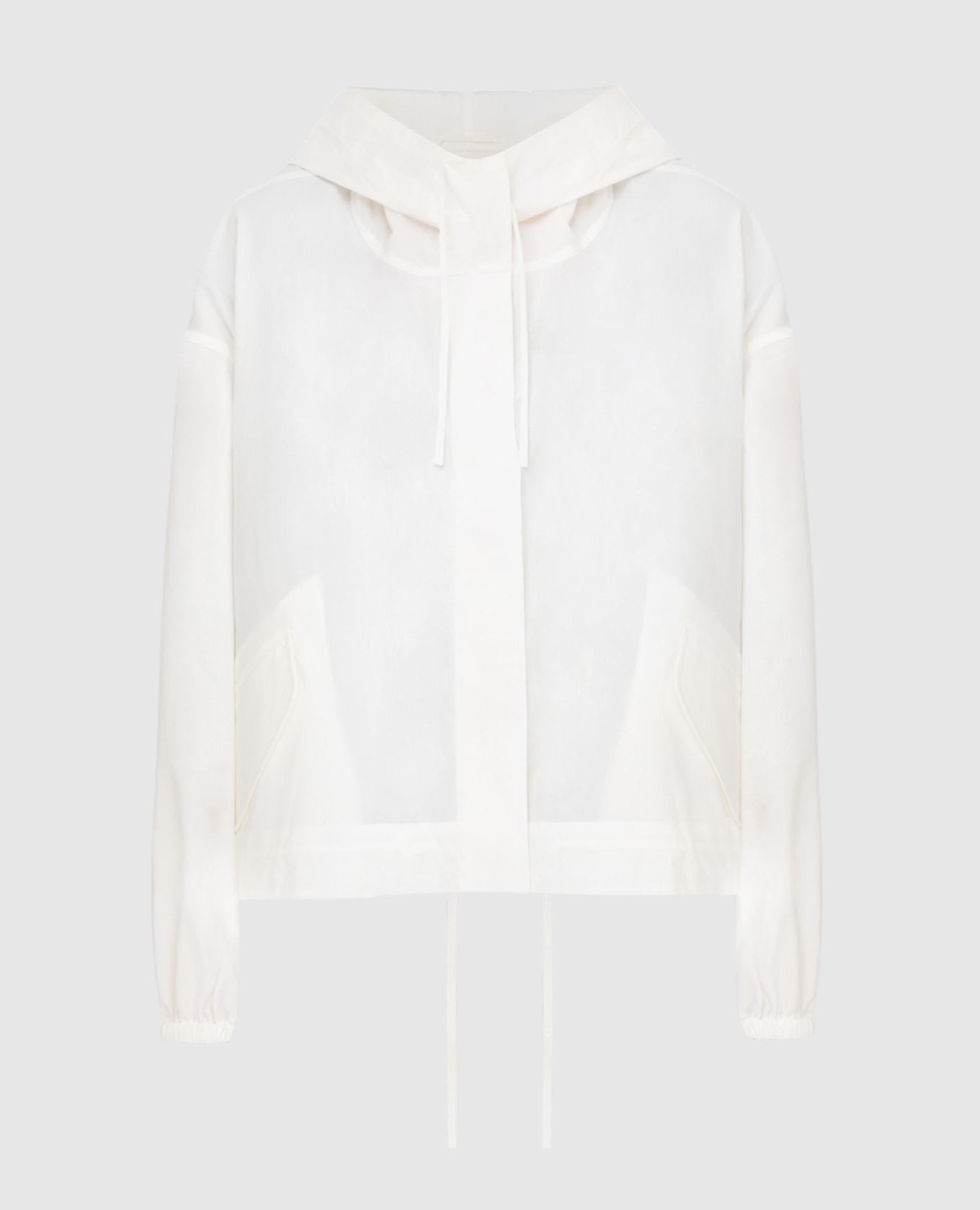 

Белая куртка с логотипом Jil Sander, Белый, Куртки
