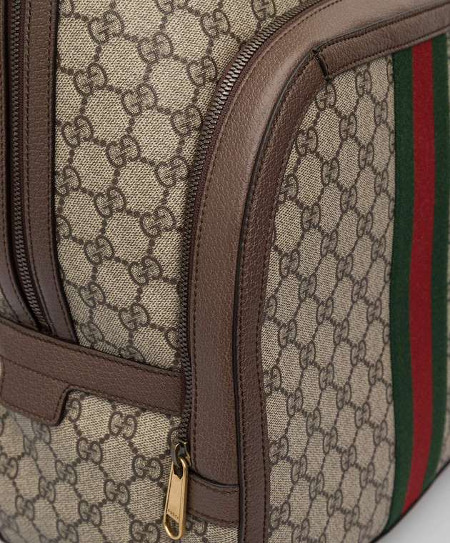 Gucci Рюкзак Ophidia GG в візерунок зі стрічками Web 5479679U8BT зображення 5