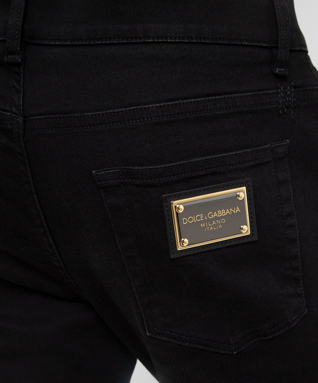 Dolce&Gabbana Чорні джинси слім GWNDCDG8EF6 зображення 5