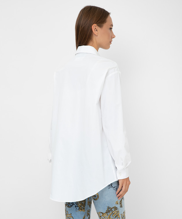 Versace Jeans Couture Рубашка с вышивкой логотипа 71HAL223N0003 изображение 4