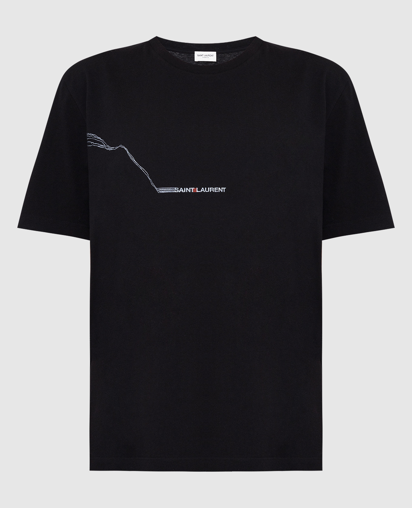 

Черная футболка с принтом логотипа, Черный, Футболки