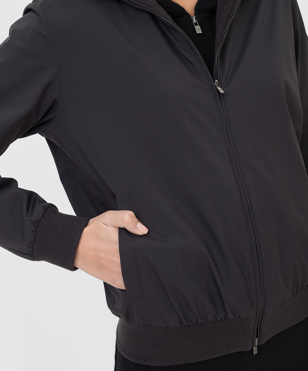 Loro Piana Двусторонняя темно-серая куртка Windmate FAG3121 изображение 5