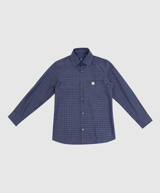Stefano Ricci Children's checkered shirt YC002320LJ1710
