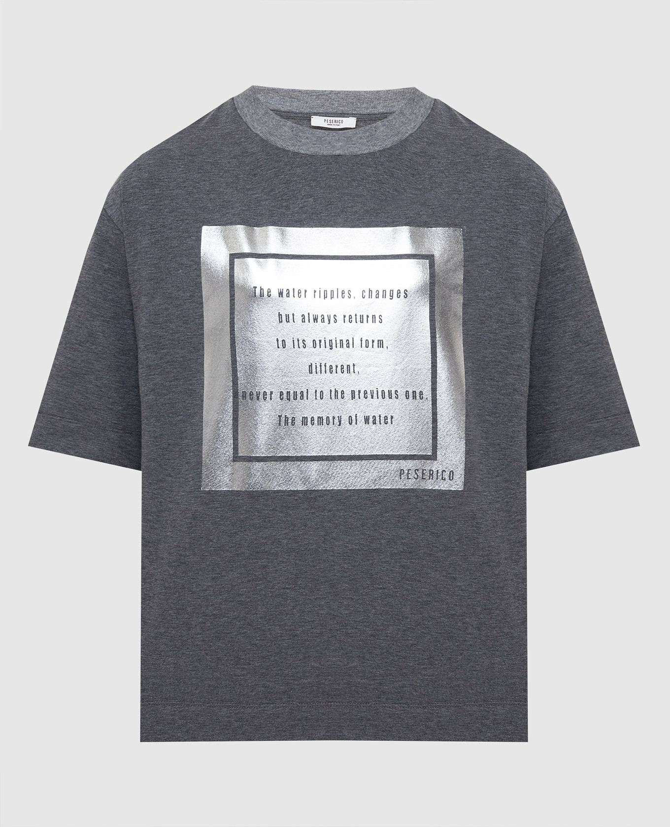 

Серая футболка с принтом, Серый, Футболки