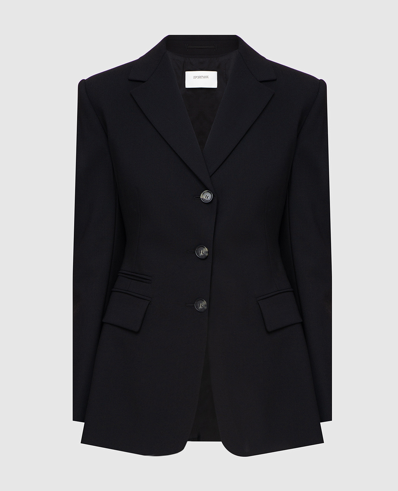

Черный жакет из шерсти Max Mara Sportmax, Жакеты